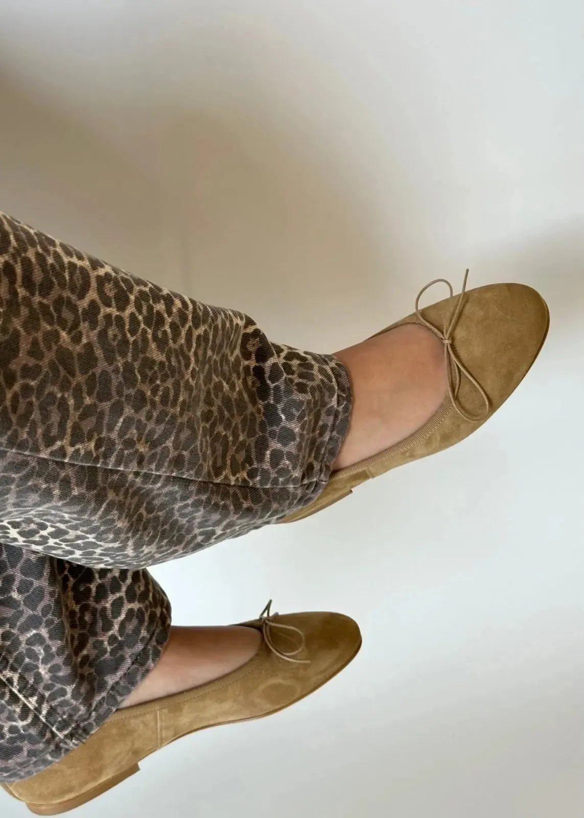 Ballerines Anniel Vintage suède biscuit - L'adresse Corte