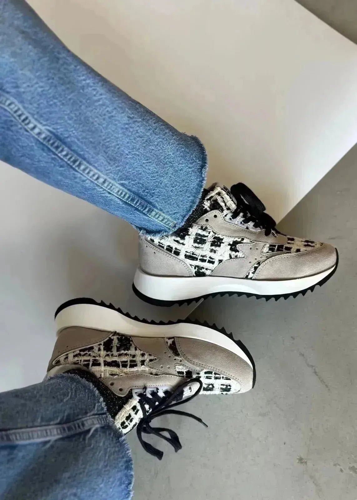 Baskets Semerdjian Balboa 11081 Tweed - L'adresse Corte