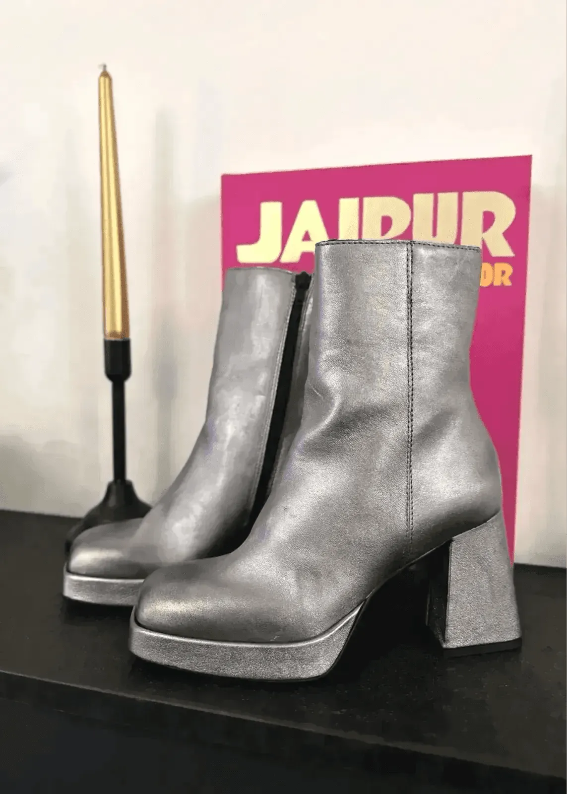 Bottines à talons Semerdjian M684M2 Grigio - L'adresse Corte