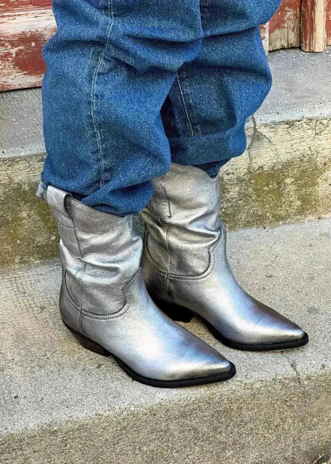 Bottines Semerdjian E739E33 Grey - L'adresse Corte