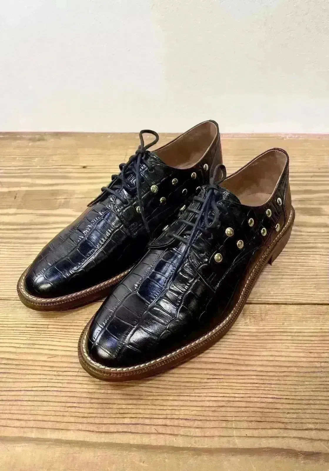 Derbies Call Lace Schmoove Print coco black - L'adresse Corte