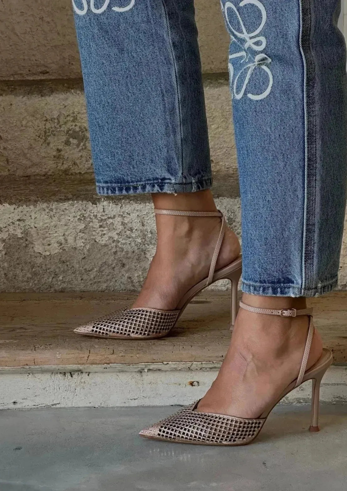 Escarpins à talons Lola Cruz Naomi nude - L'adresse Corte