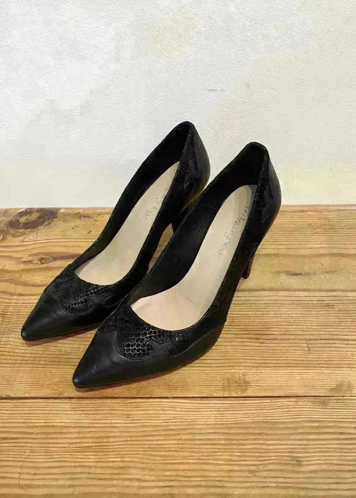 Escarpins à talons Mellow Yellow Geli black - L'adresse Corte