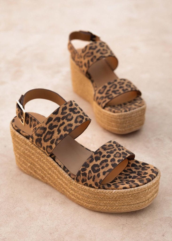 Sandales compensées Bobbies Thea Wild Léo