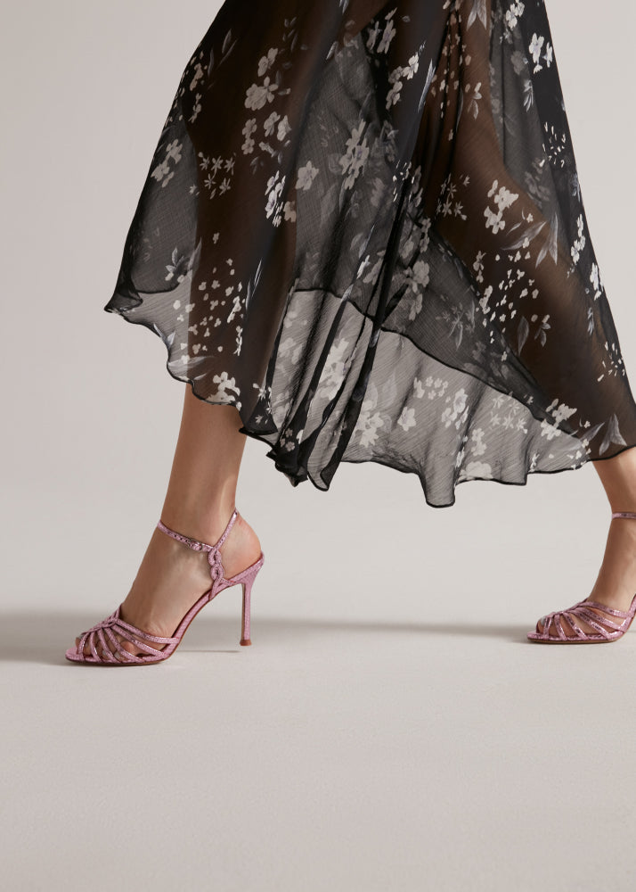 Sandales à talons Lola Cruz Tango 95 Pink Lola Cruz