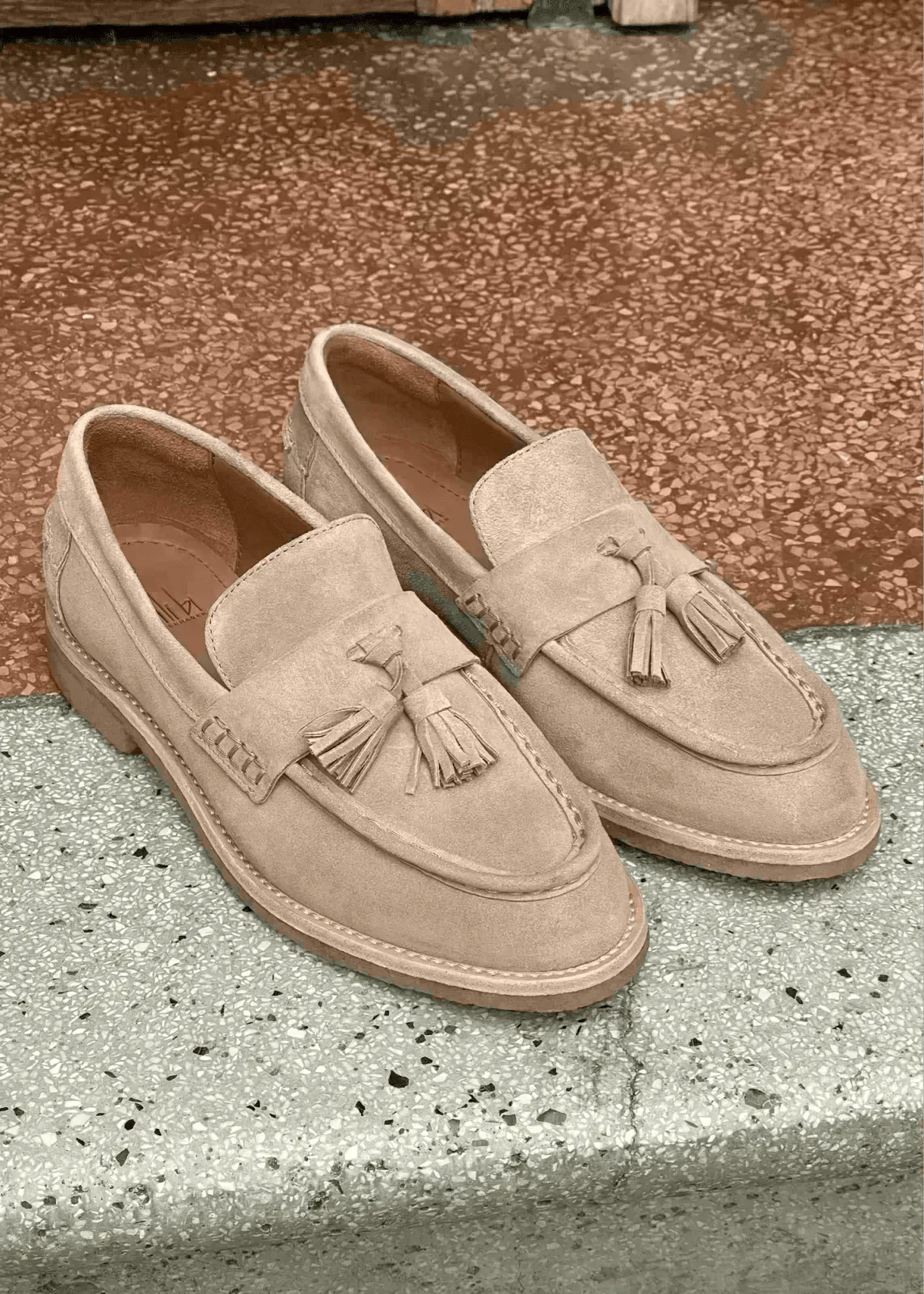 Mocassins Billi Bi A4021 Babysilk camel - L'adresse Corte