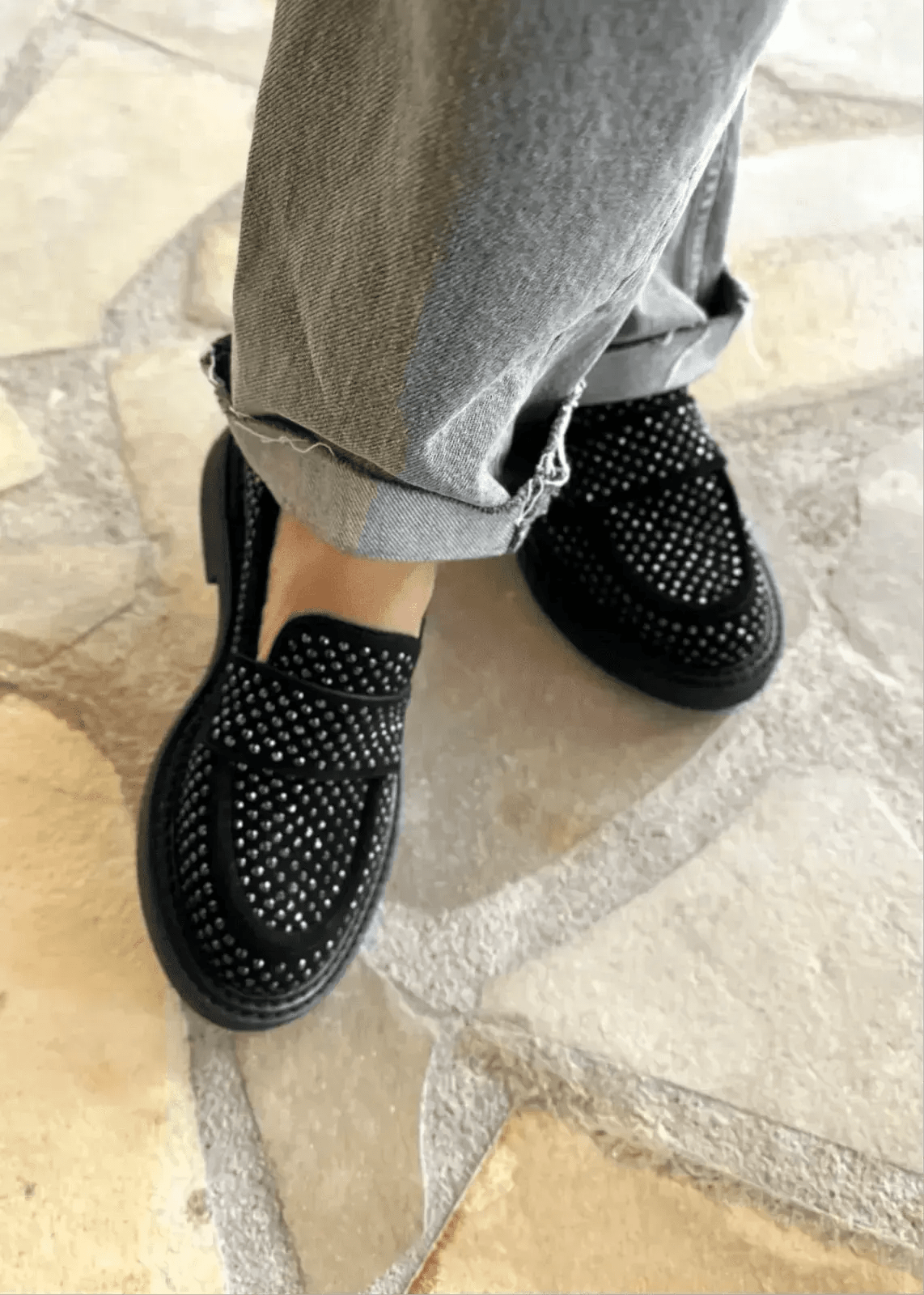 Mocassins Semerdjian M303M22 Nero All strass - L'adresse Corte