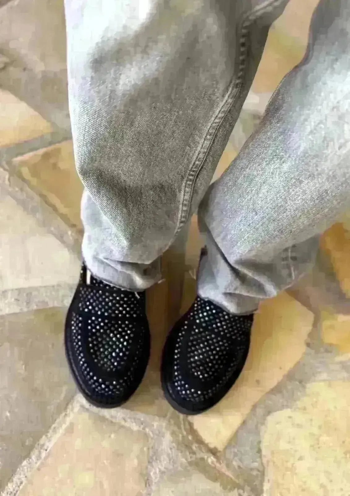 Mocassins Semerdjian M303M22 Nero All strass - L'adresse Corte