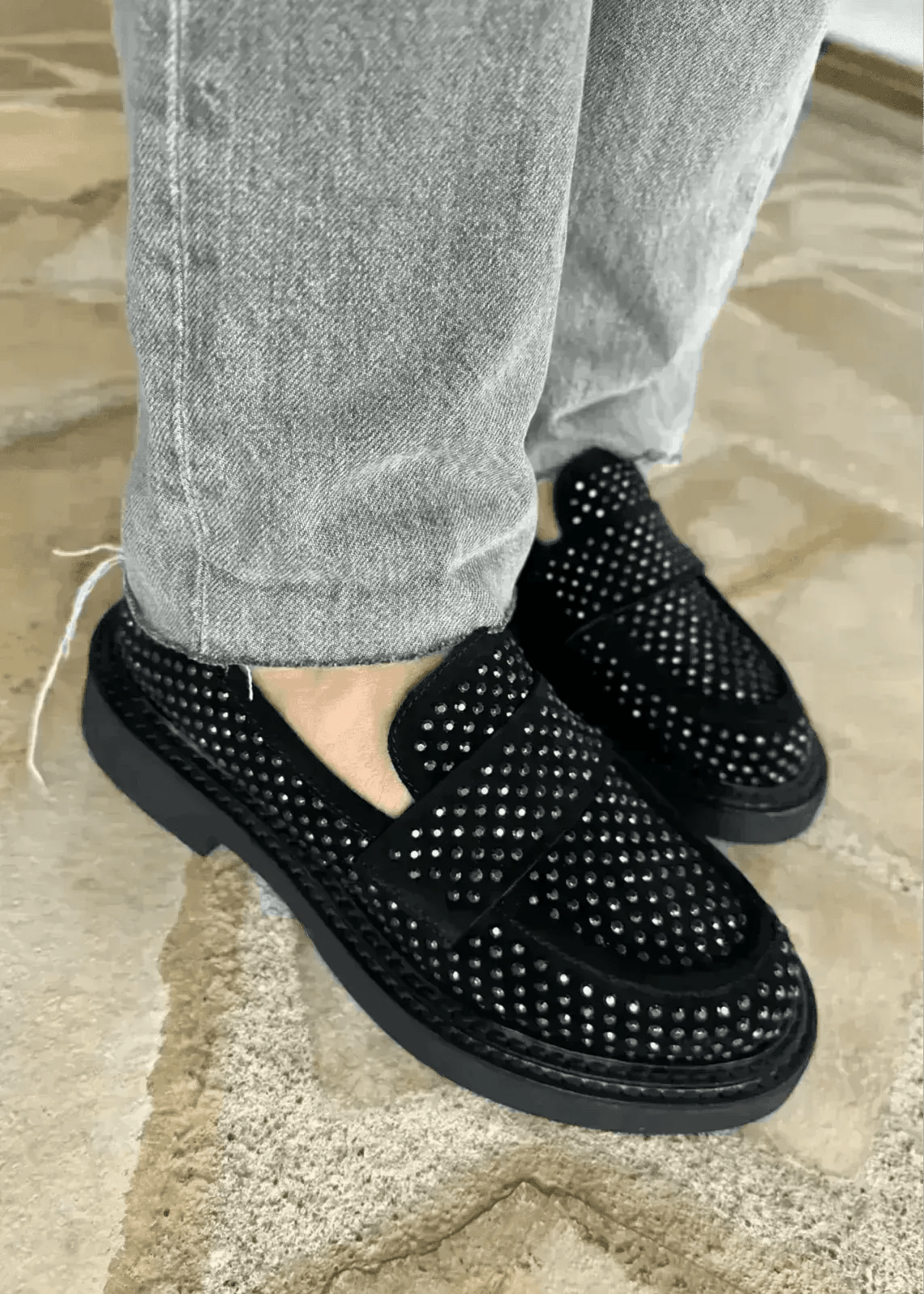 Mocassins Semerdjian M303M22 Nero All strass - L'adresse Corte
