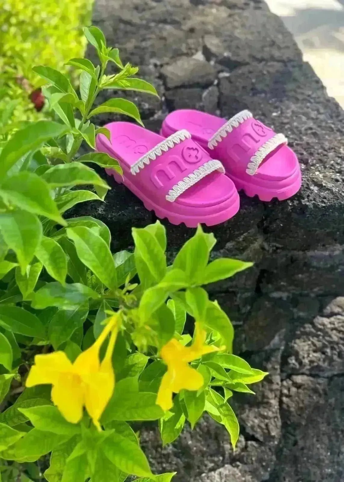 Mules Eva slide MOU Fuxia Mou footwear
