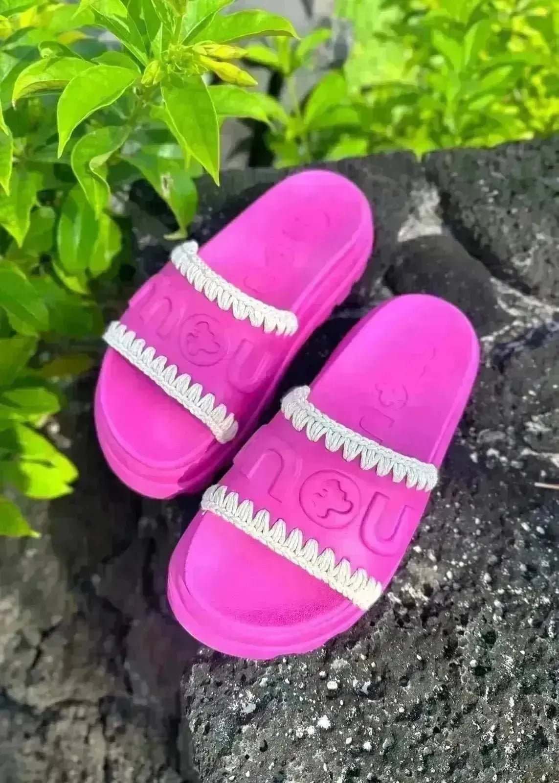 Mules Eva slide MOU Fuxia Mou footwear