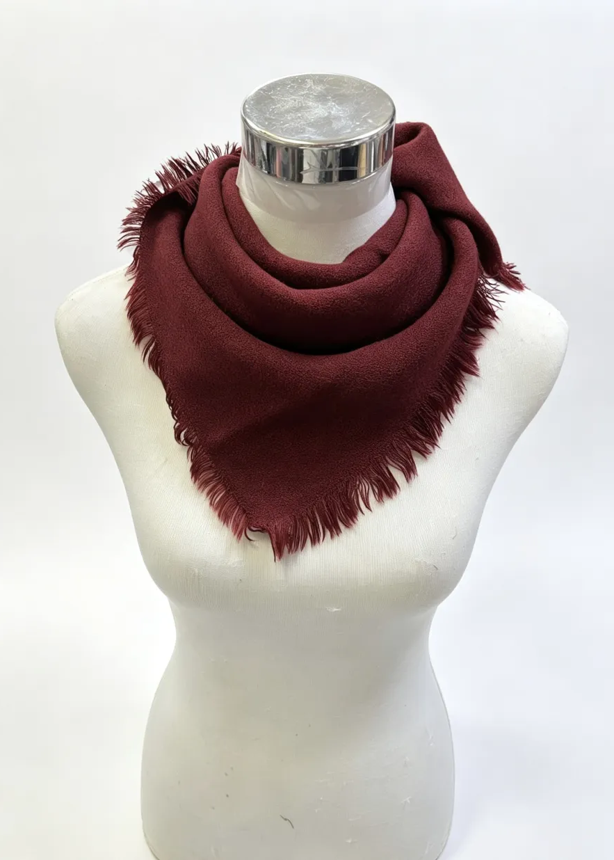 LINETA - 46735-k28 Foulard petit carré uni - L'adresse Corte
