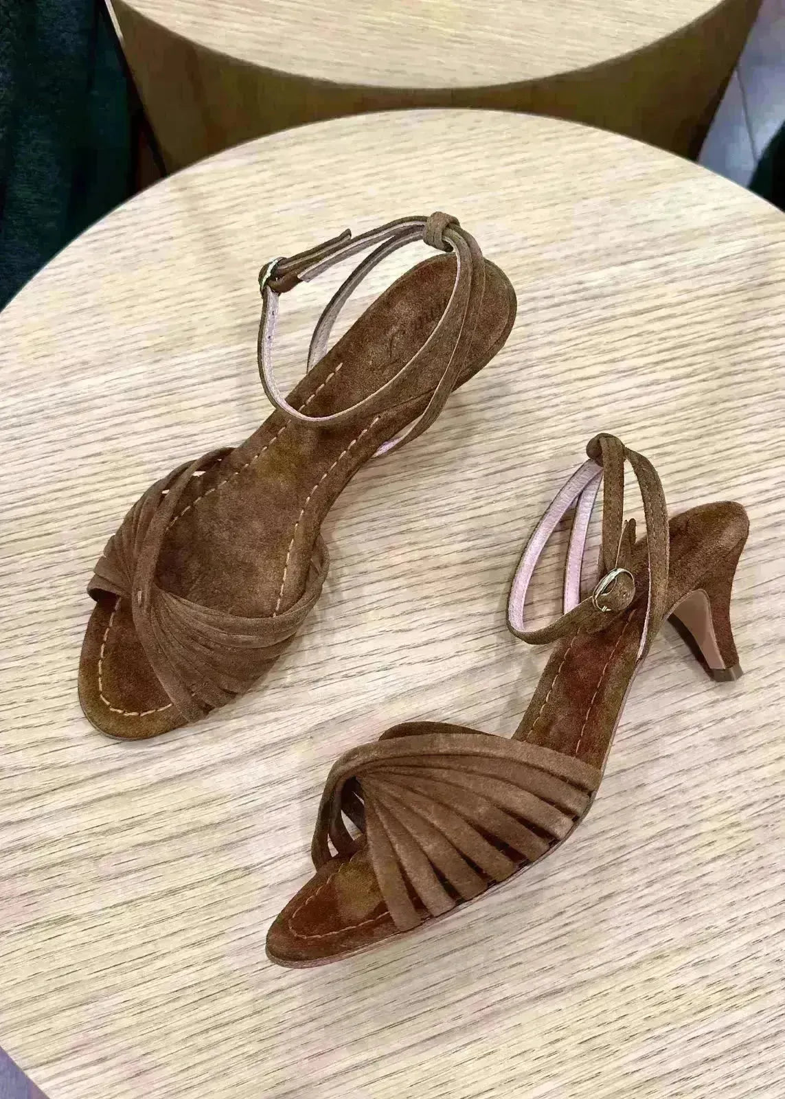 Sandales à talons Anna F. 3661 Bruciato - L'adresse Corte