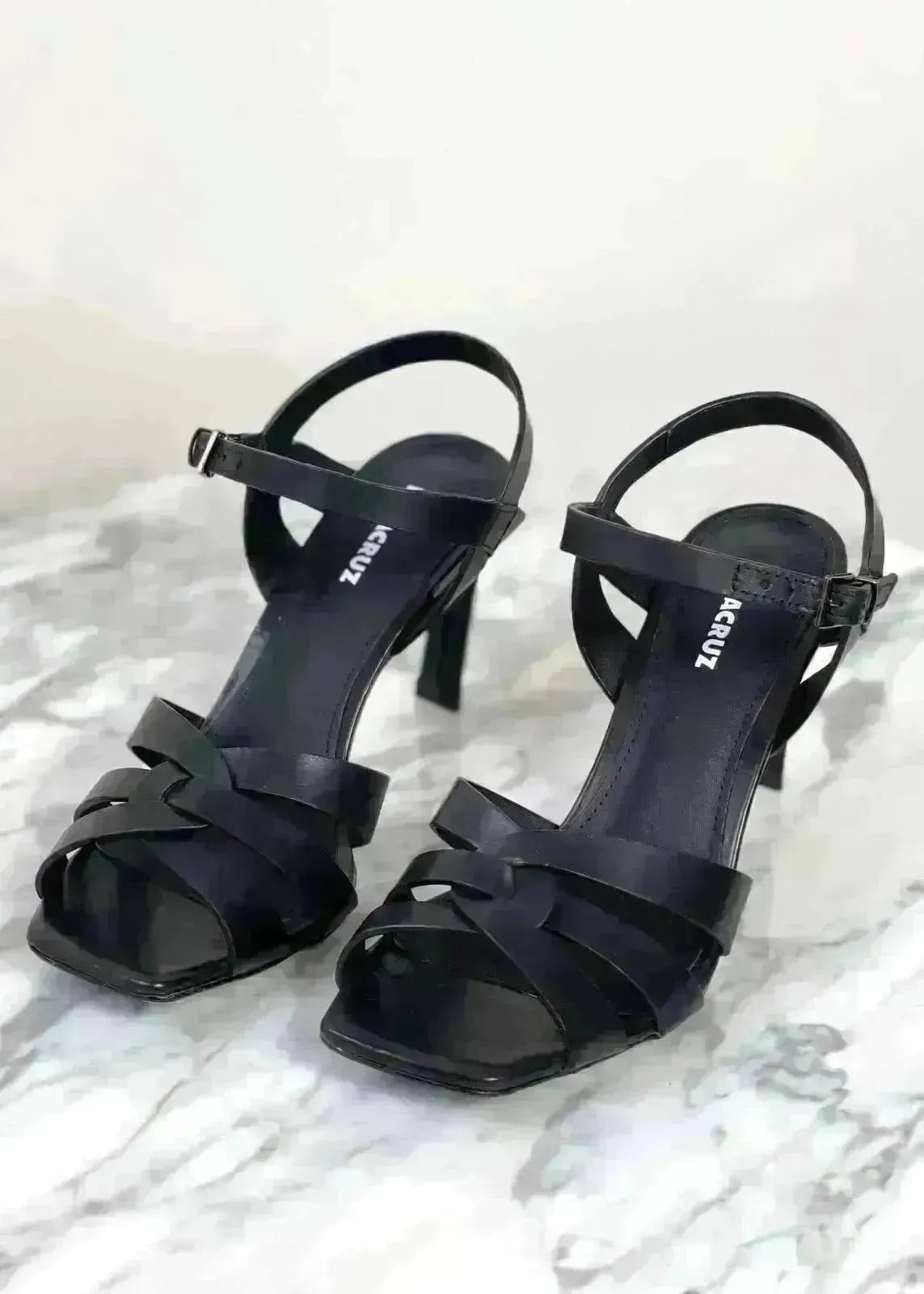 Sandales à talons Lola Cruz Kerel 406Z12BK Black - L'adresse Corte