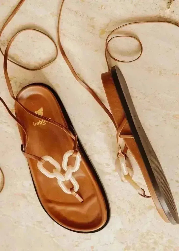 Sandales Bobbies Marissa Camel - L'adresse Corte