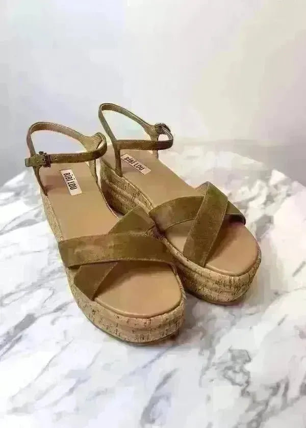 Sandales compensées Bibi Lou 642P30VK Cuero - L'adresse Corte