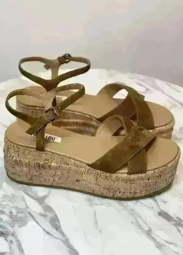 Sandales compensées Bibi Lou 642P30VK Cuero - L'adresse Corte