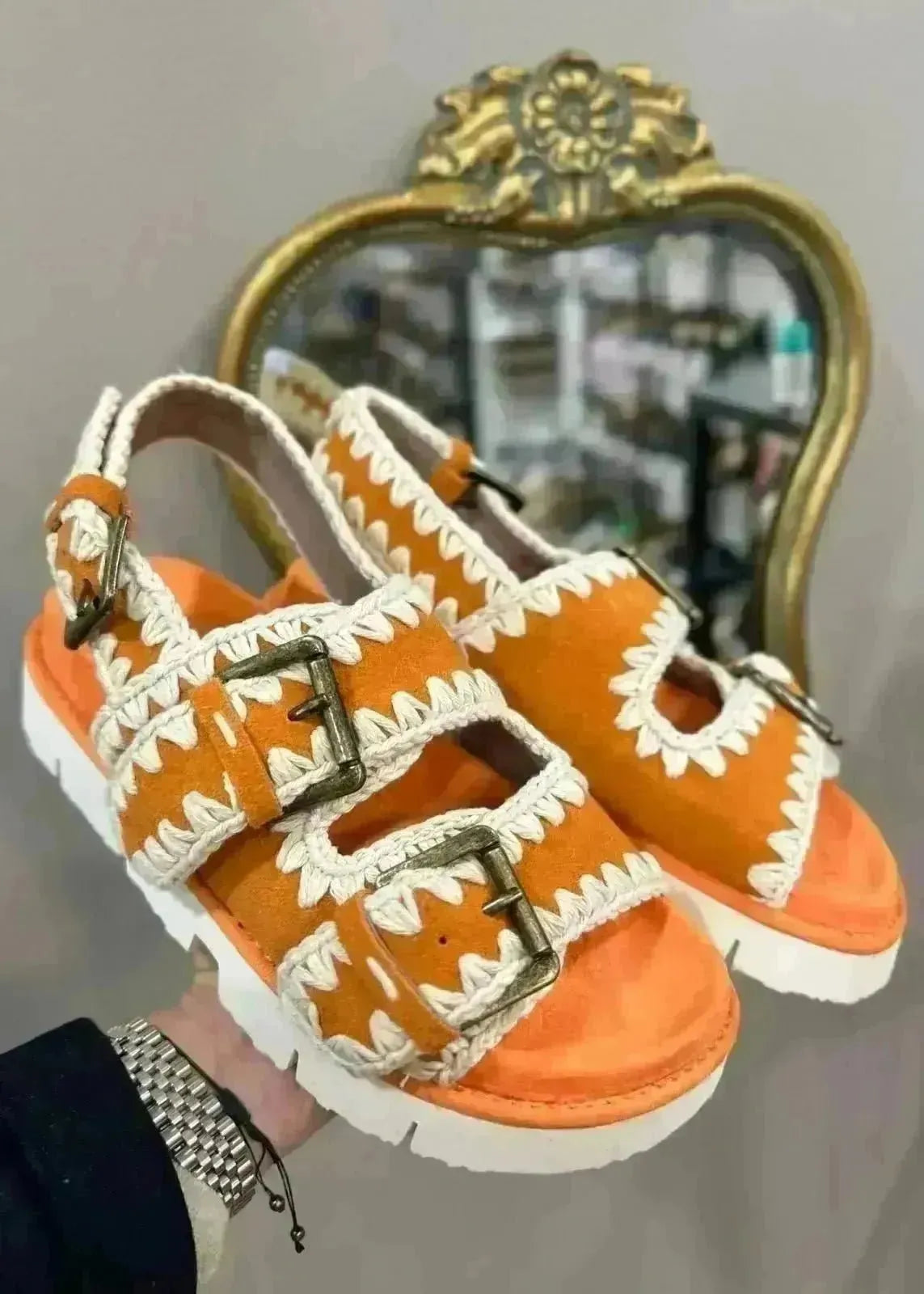 Sandales New bio MOU Pumpkin Mou footwear