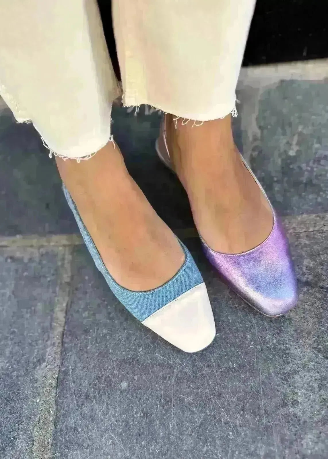 Sandales Slingback Toral Lina Malva - L'adresse Corte