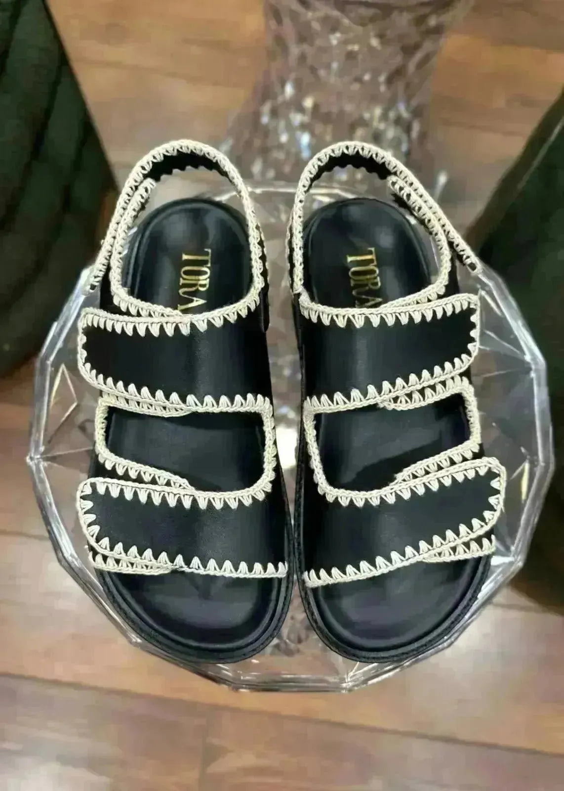 Sandales Toral Kristen Nero - L'adresse Corte