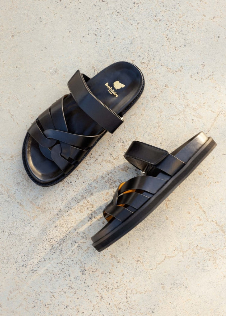 sandales bobbies atlas noir