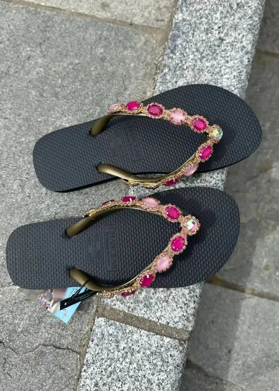 Tongs Chanclas Amazonia Noir Chanclas by Simone Herrera