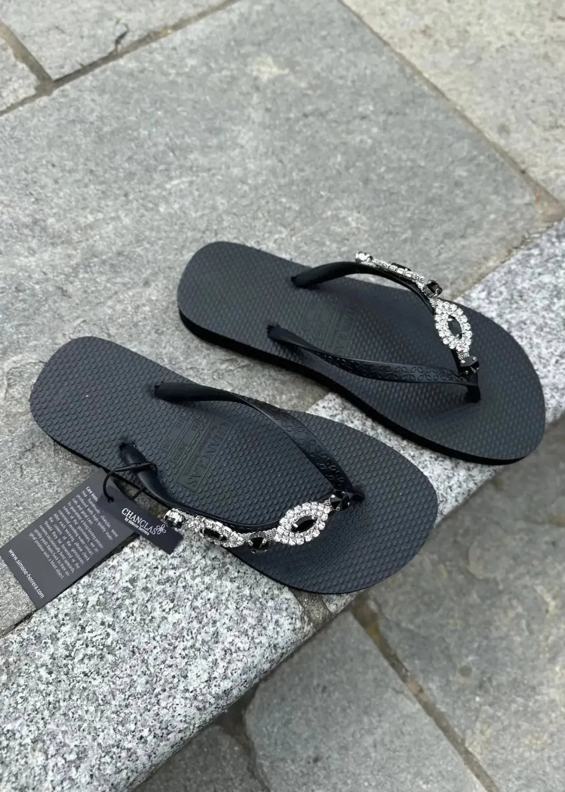 Tongs Chanclas Carlina Noir Chanclas by Simone Herrera