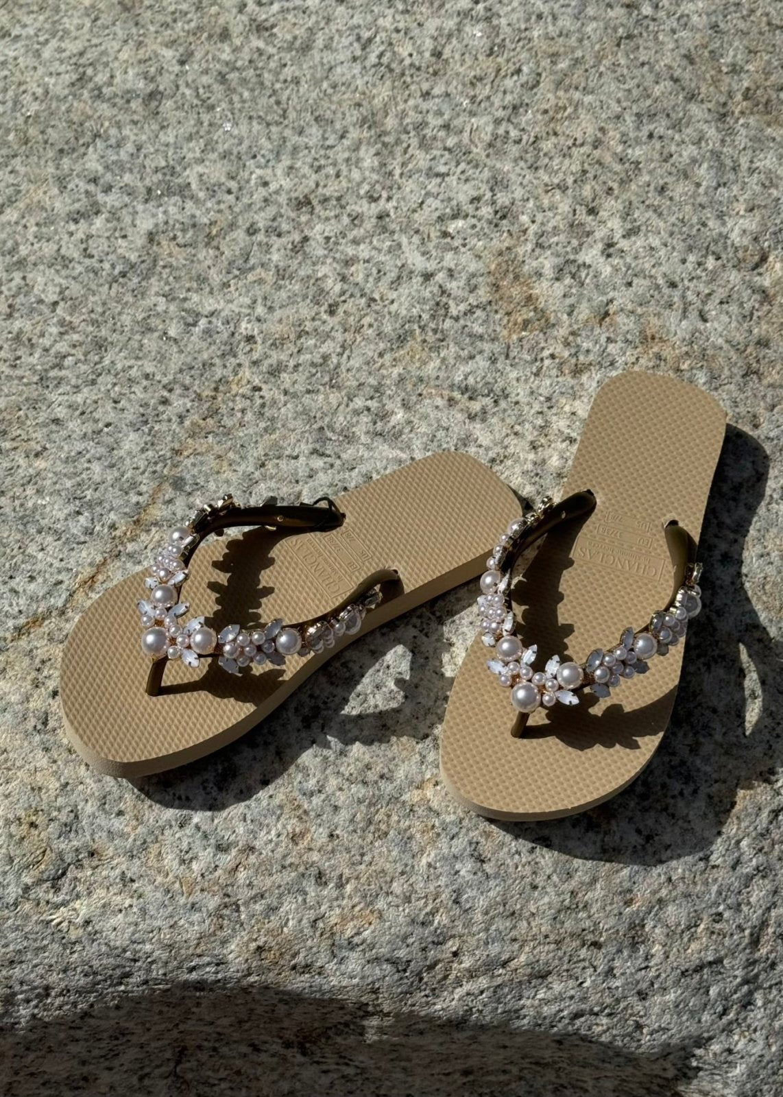 Tongs Chanclas Luisa Beige - L'adresse Corte