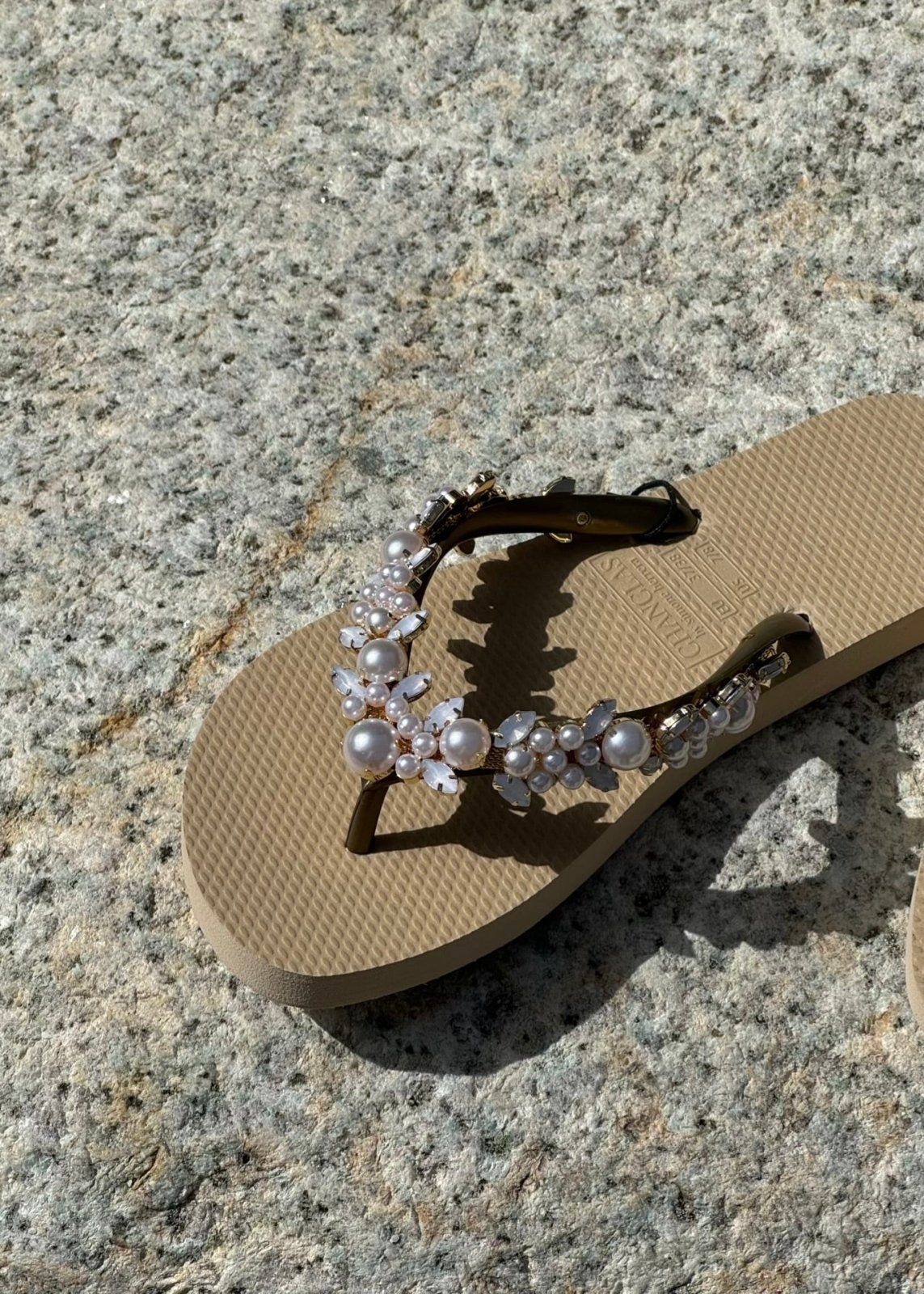 Tongs Chanclas Luisa Beige - L'adresse Corte