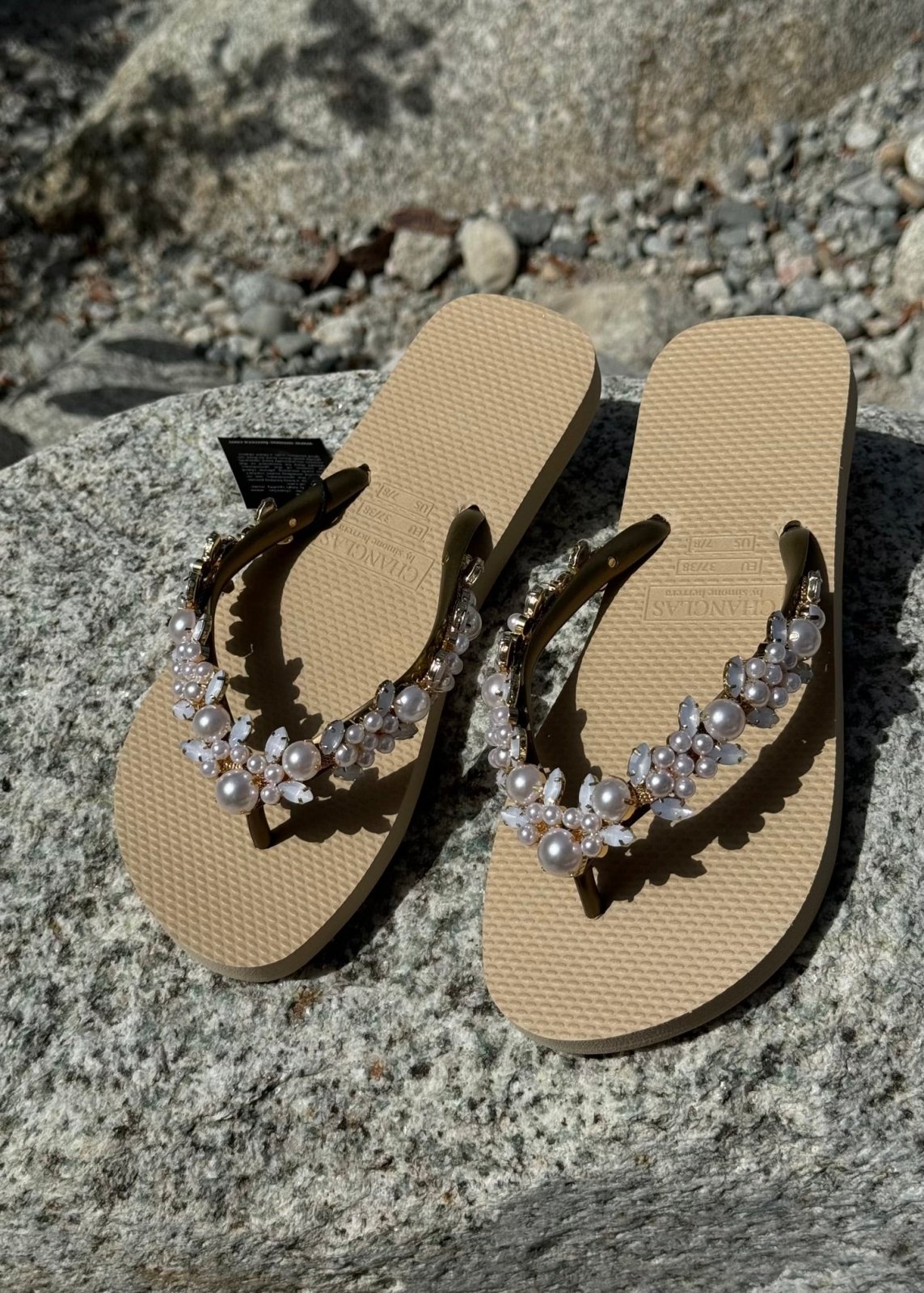 Tongs Chanclas Luisa Beige Chanclas by Simone Herrera