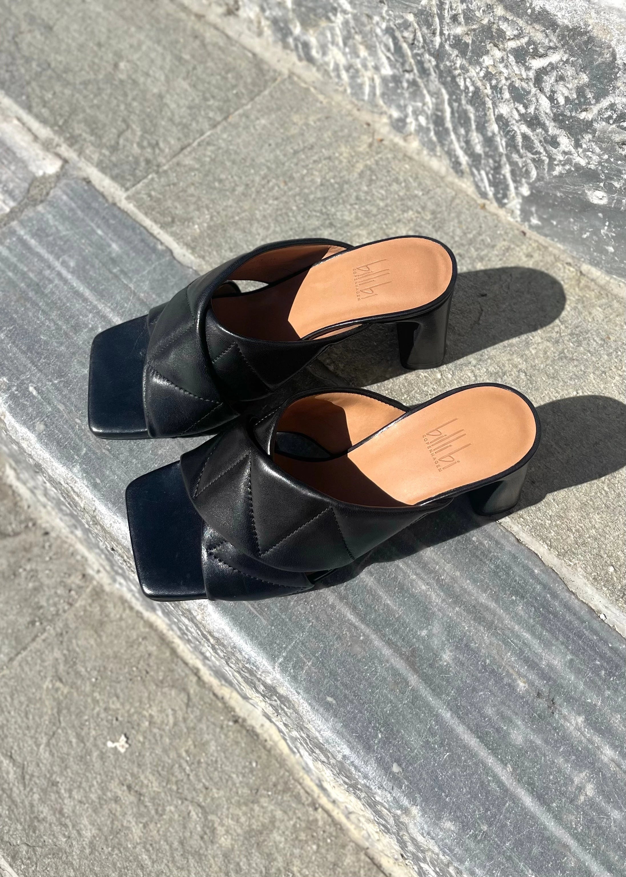 Mules à talons Billi Bi A2071 Nappa Noir