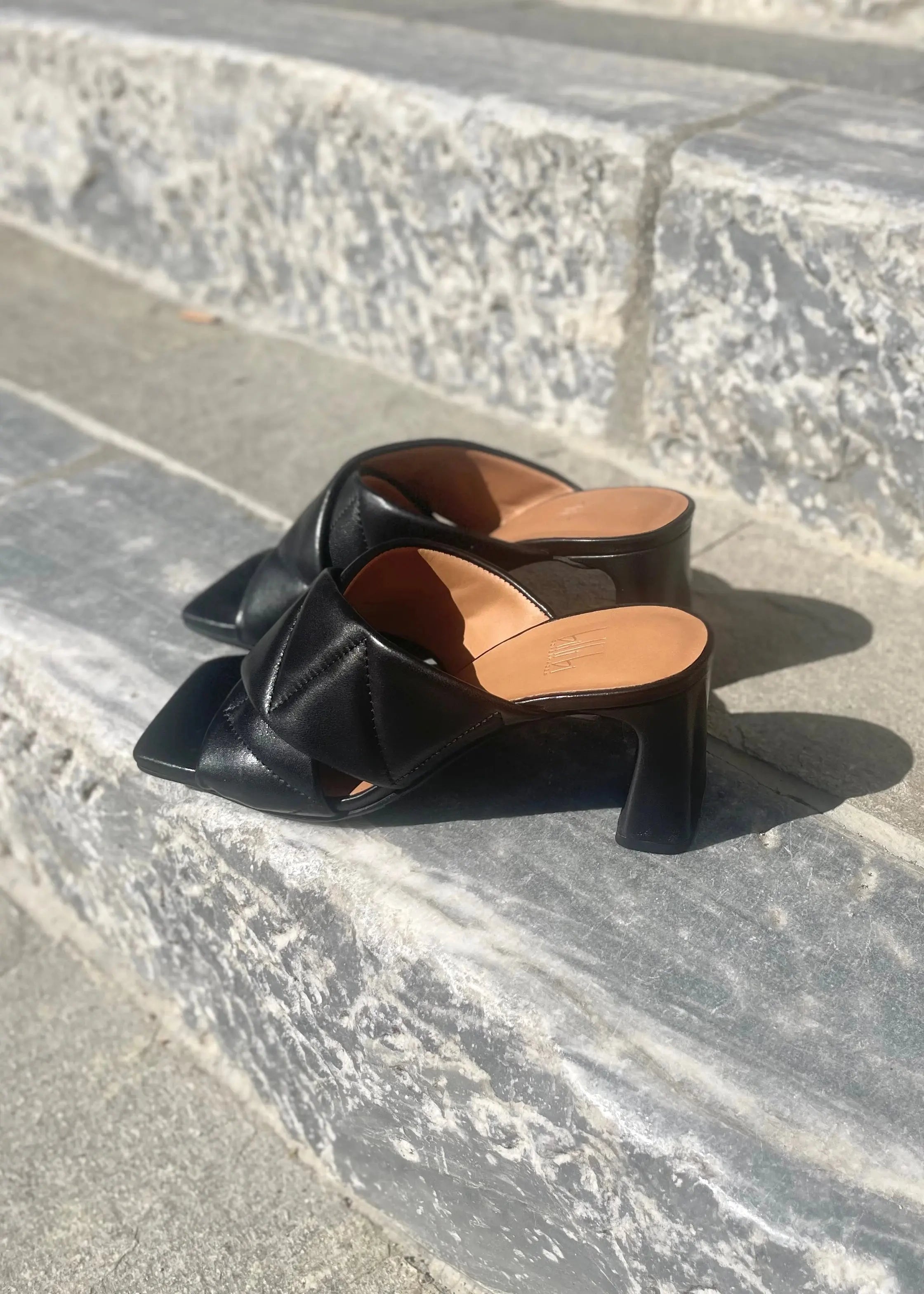 Mules à talons Billi Bi A2071 Nero Billi bi