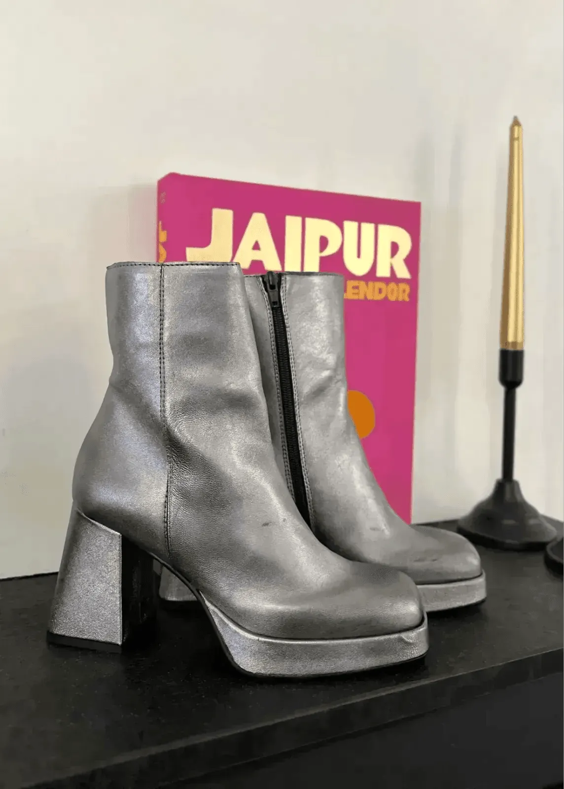 Bottines à talons Semerdjian M684M2 Grigio - L'adresse Corte