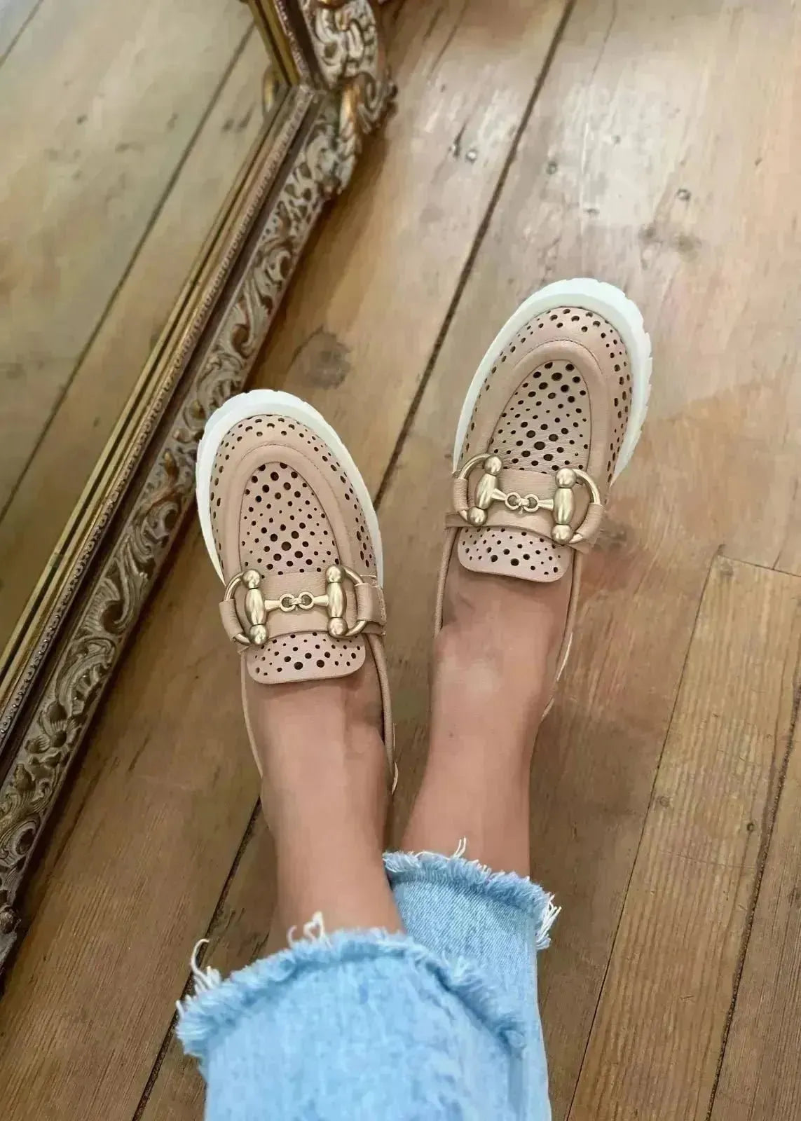 Mocassins Semerdjian E007E7 Nude - L'adresse Corte