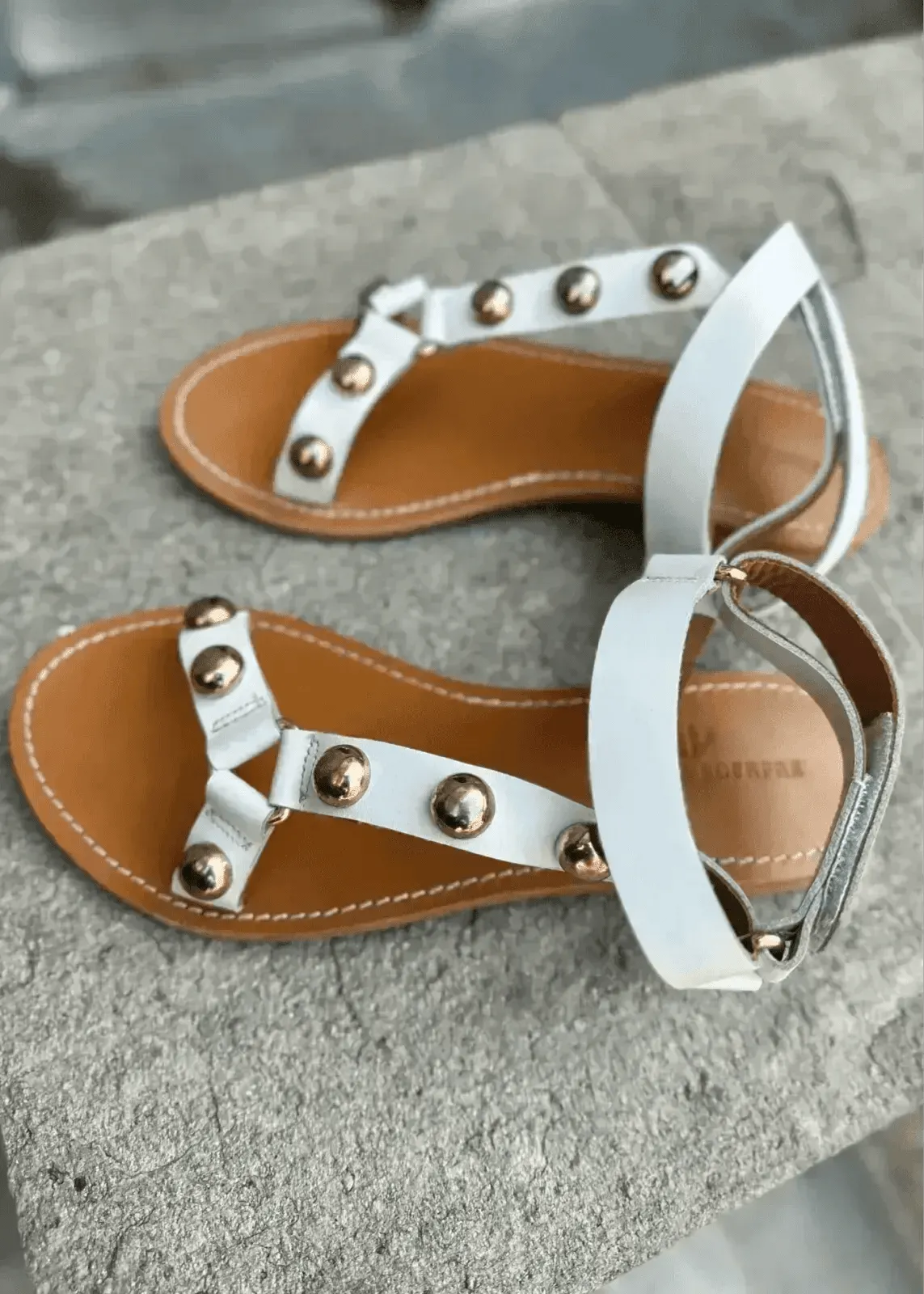 Sandales Couleur Pourpre Kohsamui Blanc - L'adresse Corte