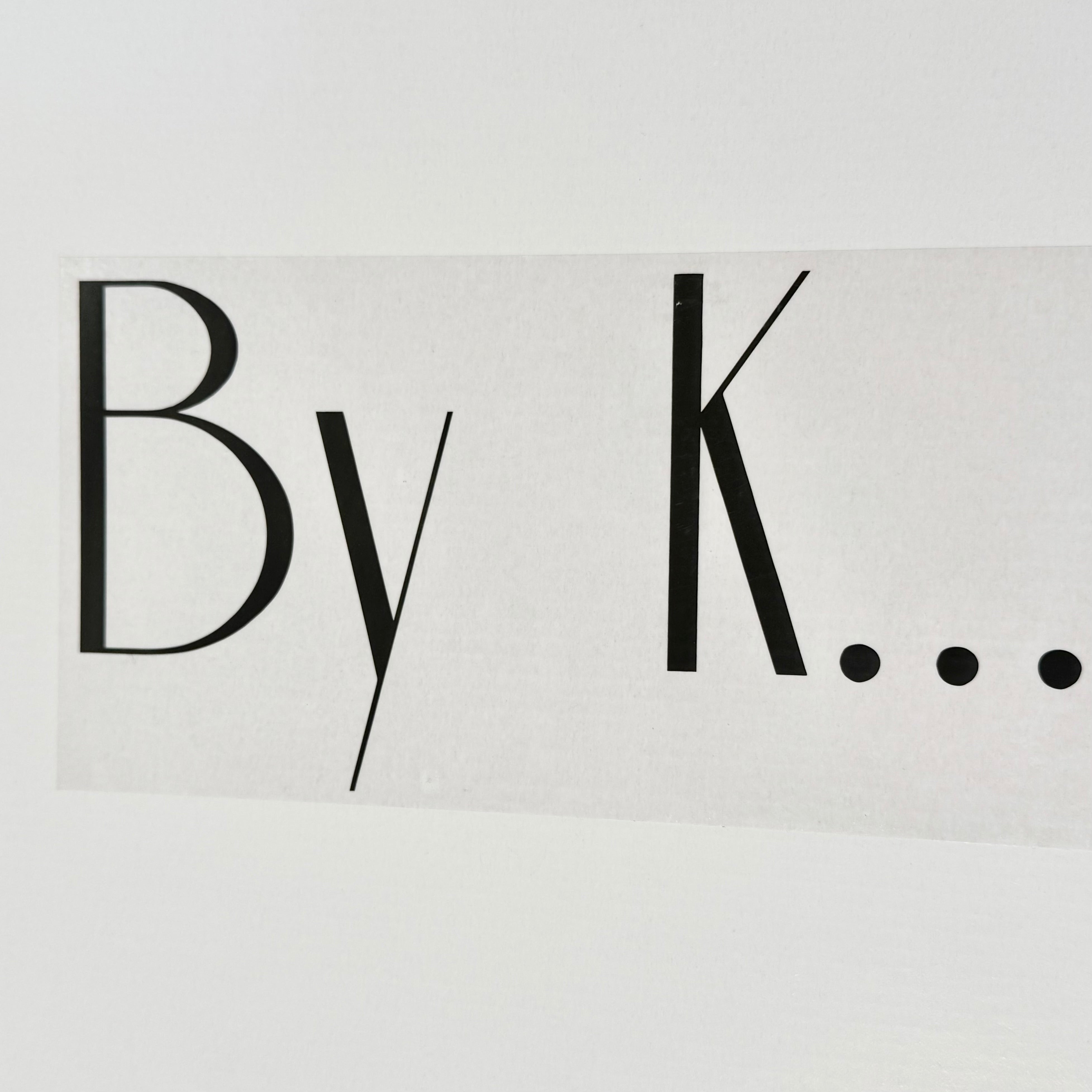 BY K..