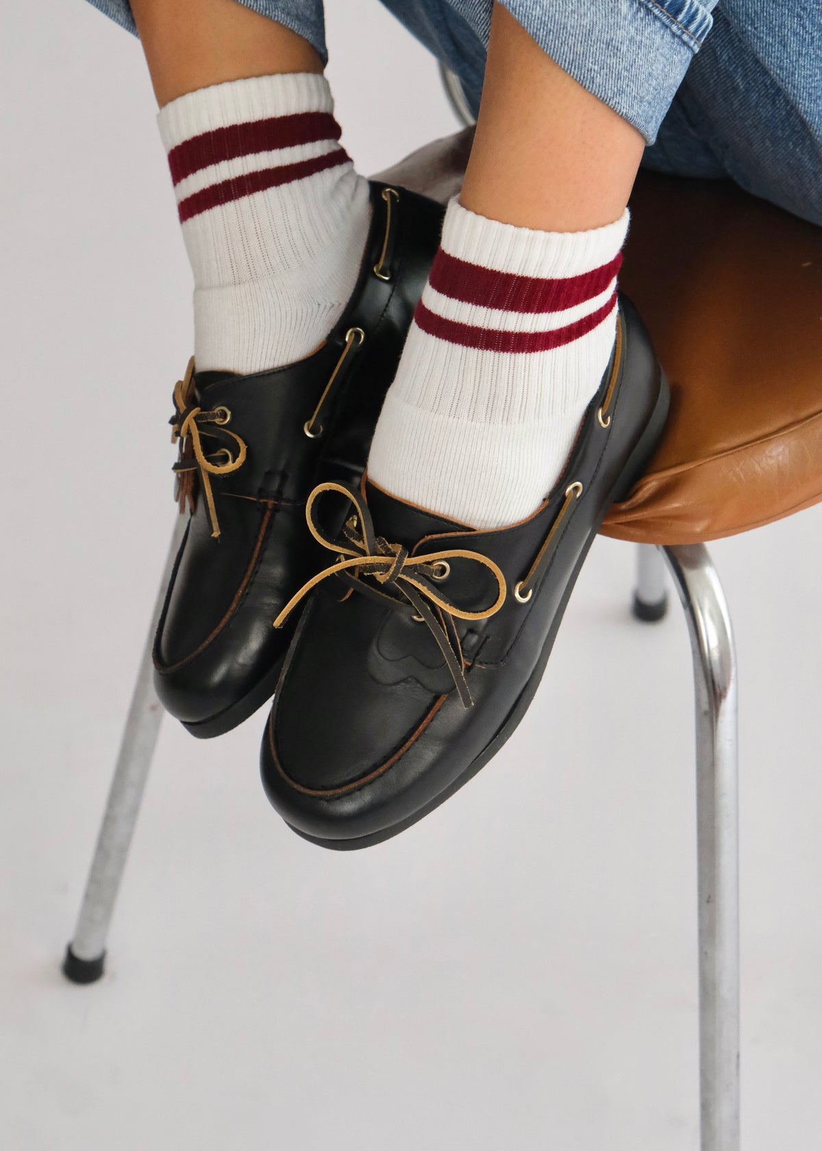 Mocassins Maison Toufet Chloé coeur vintage