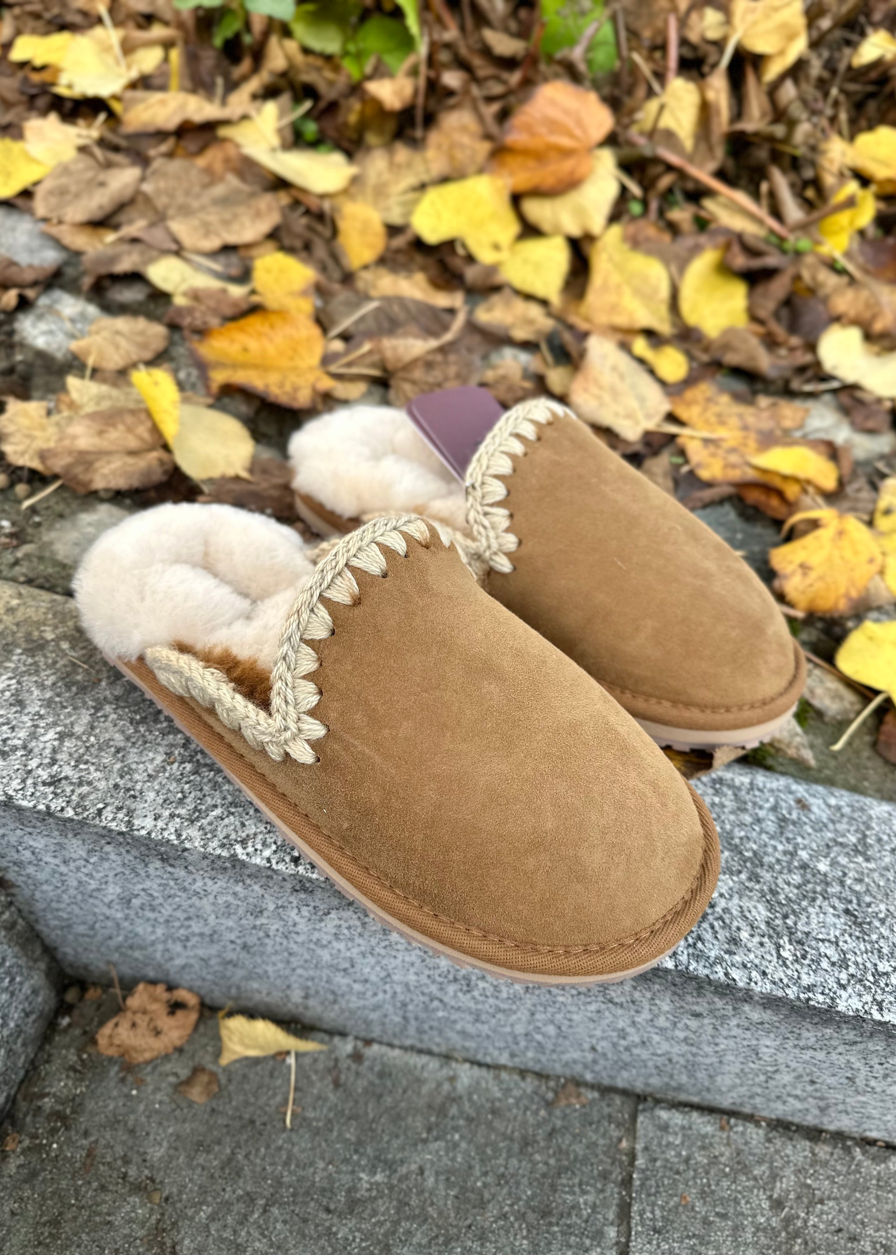 Chaussons Mou Eskimo Cognac