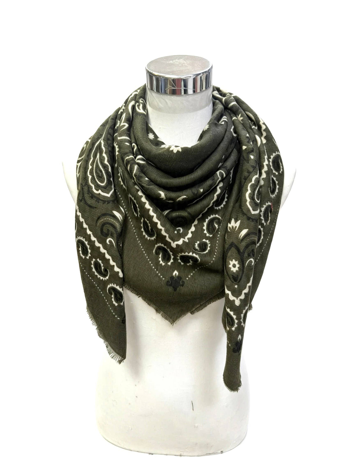 Écharpe bandana K21 Carré Lainé - L'adresse Corte 
