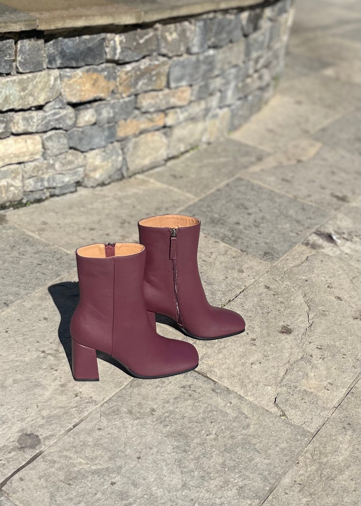 Bottines à talons Bibi Lou Ubinas Burgundy