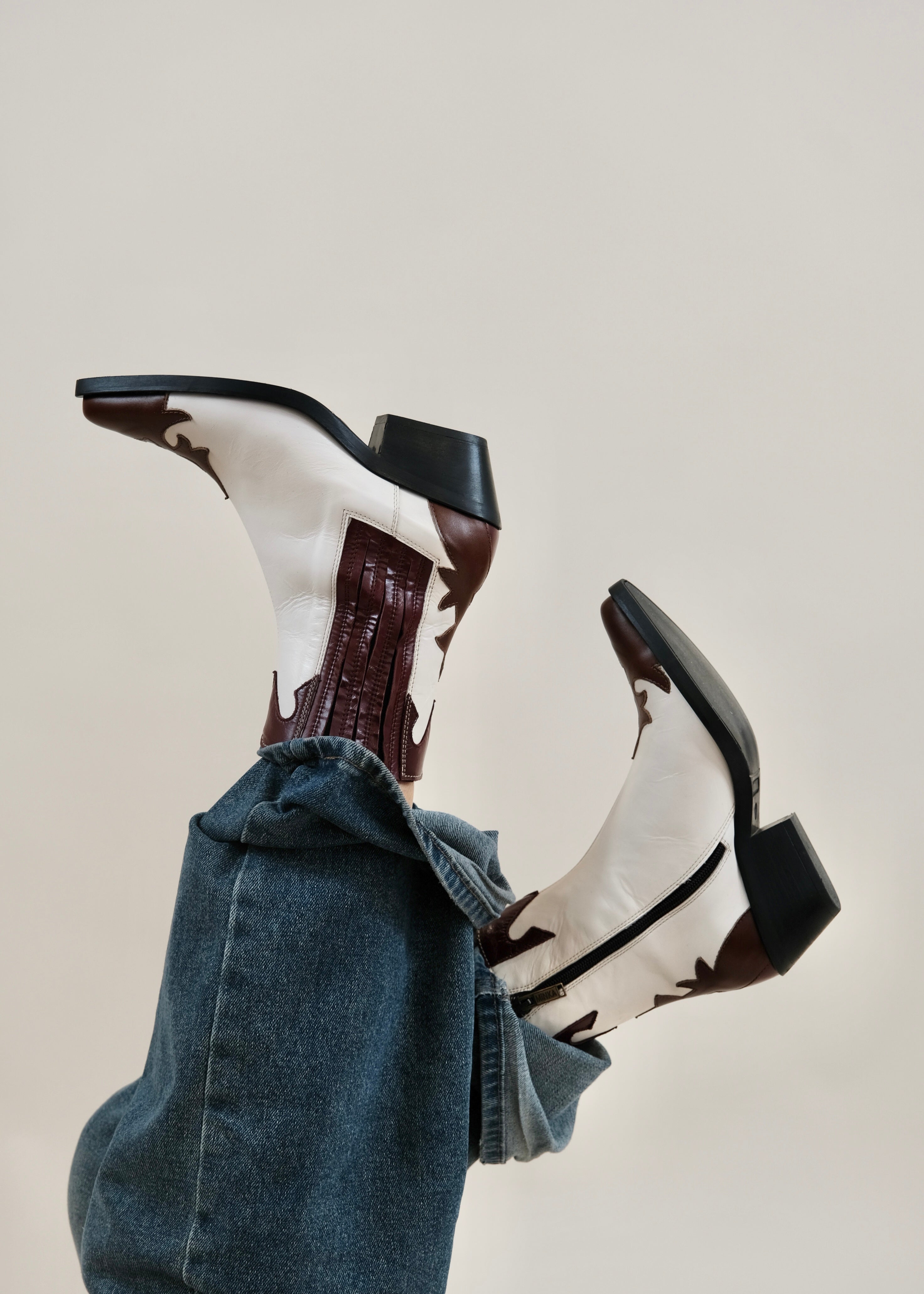 Bottines santiag Minka Jamais bordeaux Minka Design