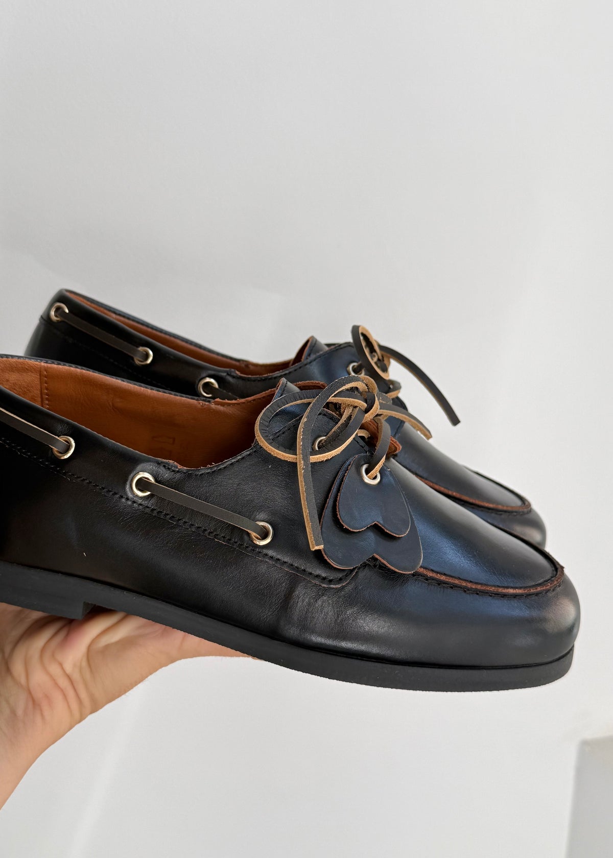 Mocassins Maison Toufet Chloé coeur vintage