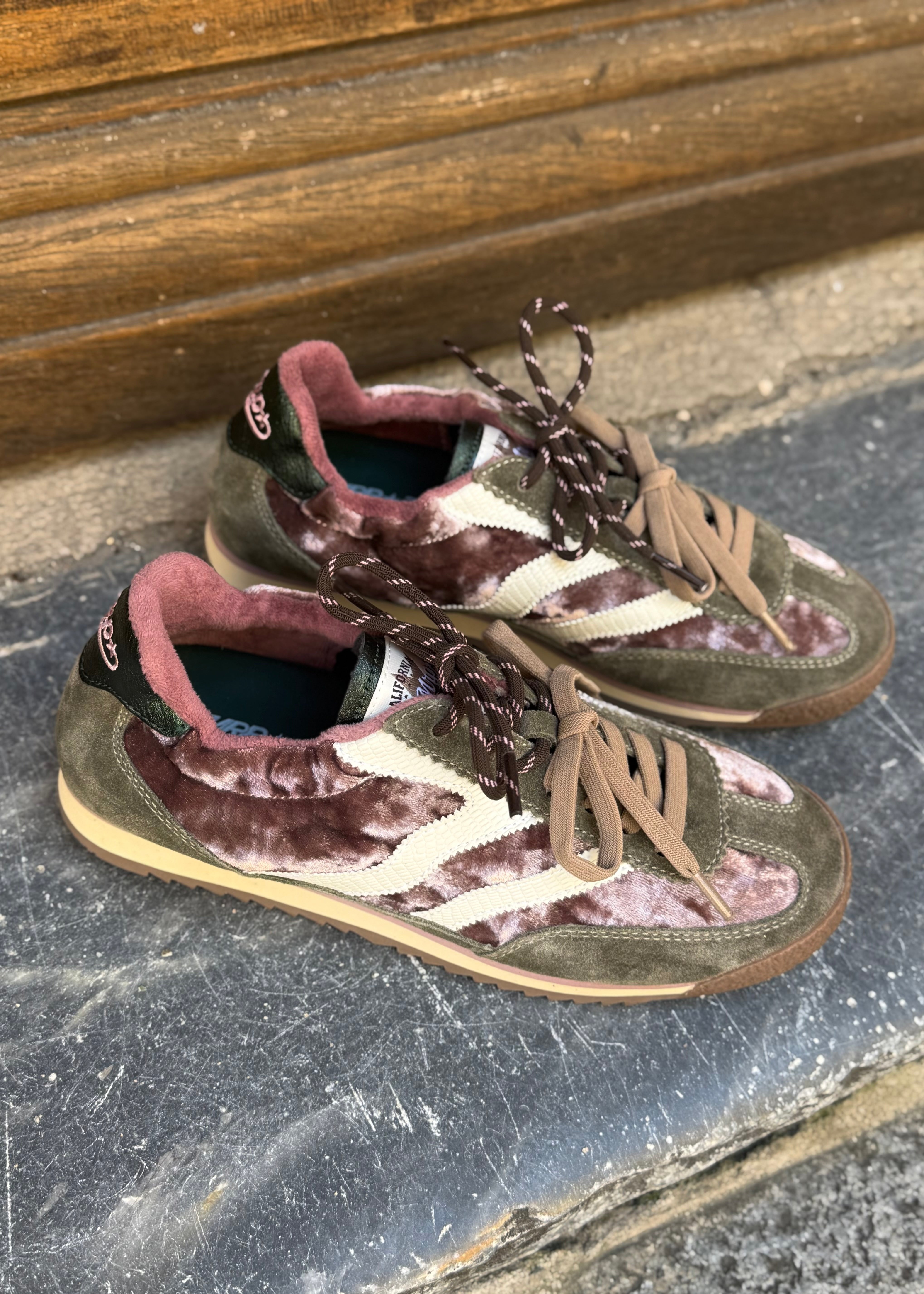 Baskets MRP Star Utah Rose Loden - L'adresse Corte 