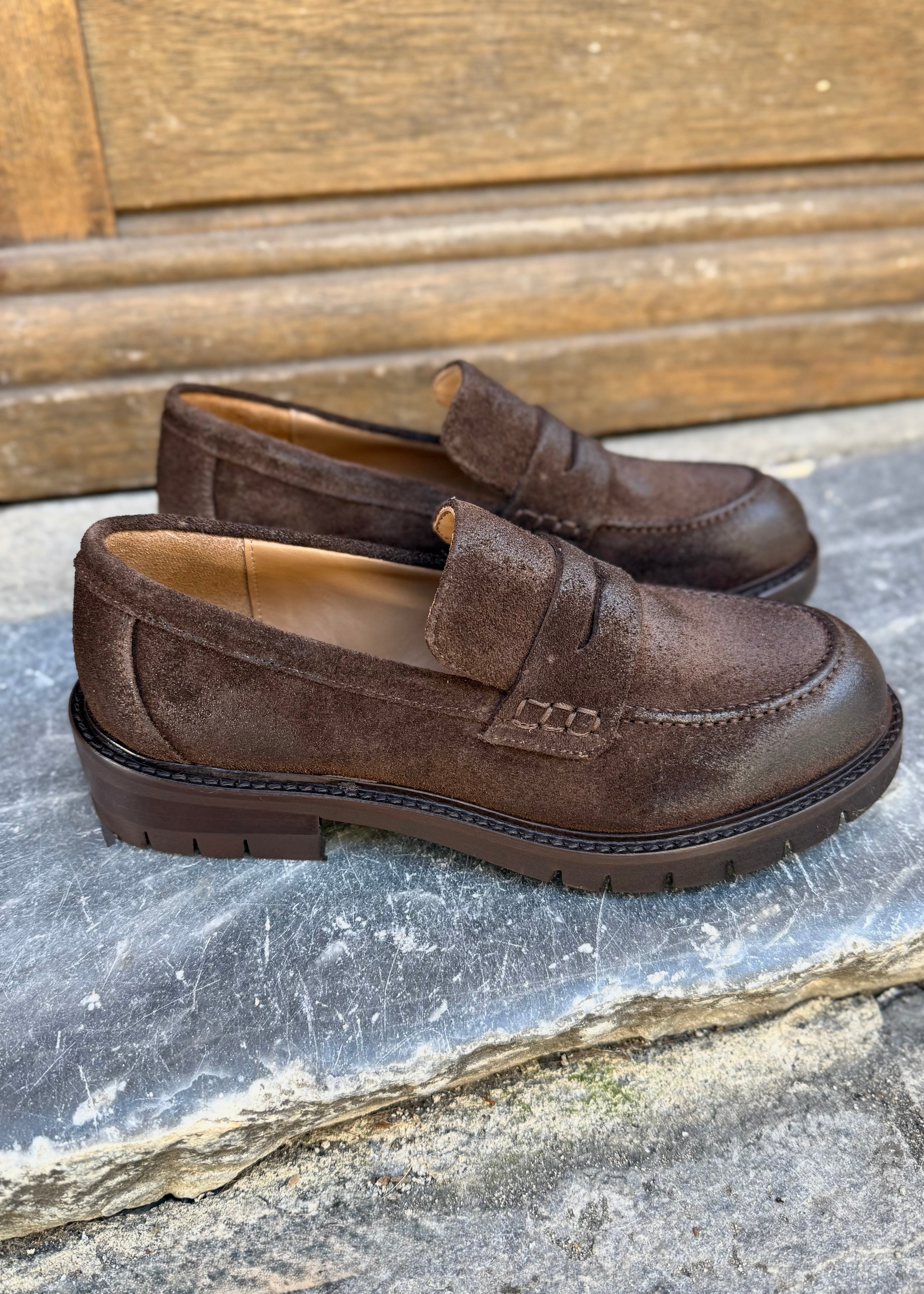 Mocassins Niche 1913 velours Marron Niche scarpe