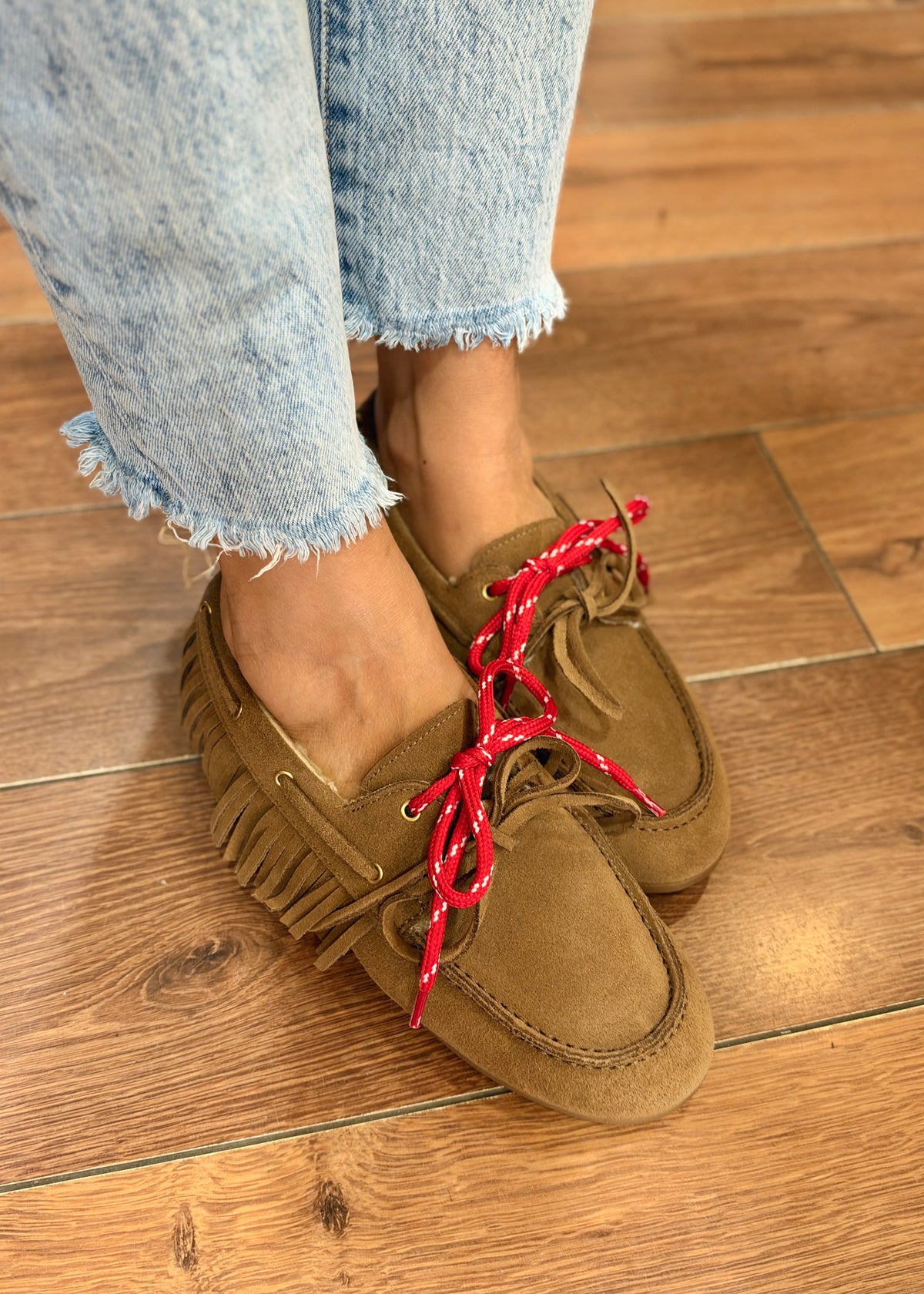 Mocassins JeanLouc fur Camel