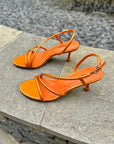 Sandales à talons Lola Cruz Seren Orange