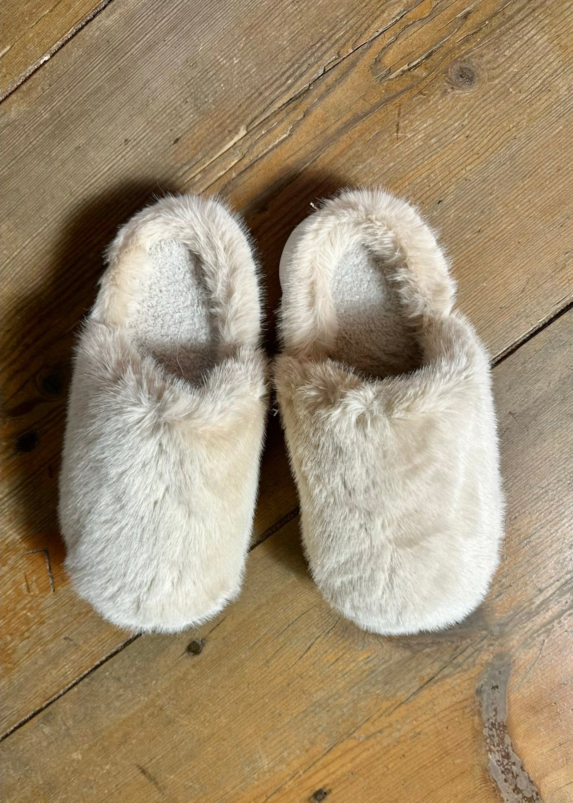 Chaussons Homewear fluffy Fur Beige