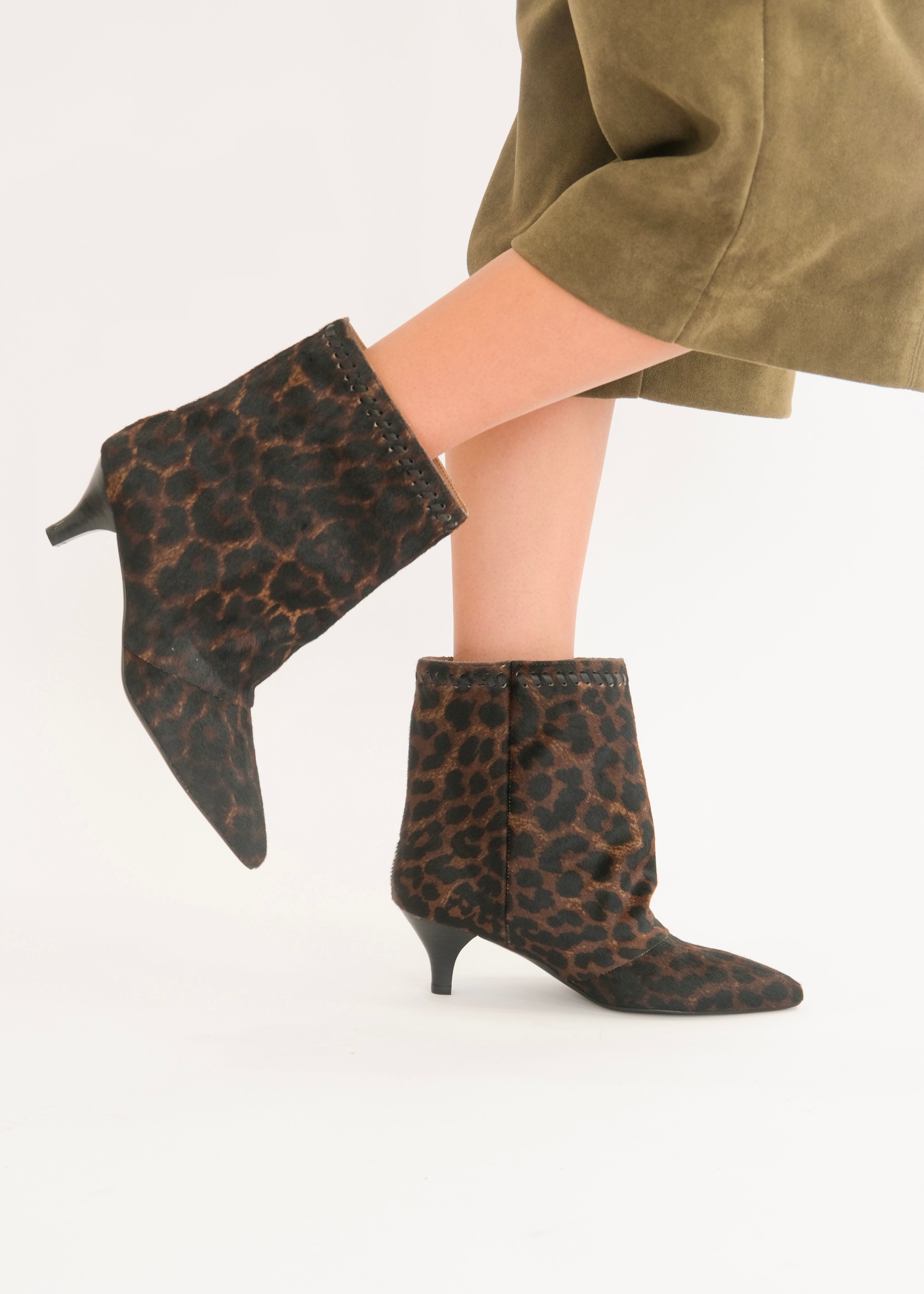 Bottines à talons Toral Maeve Leopardo