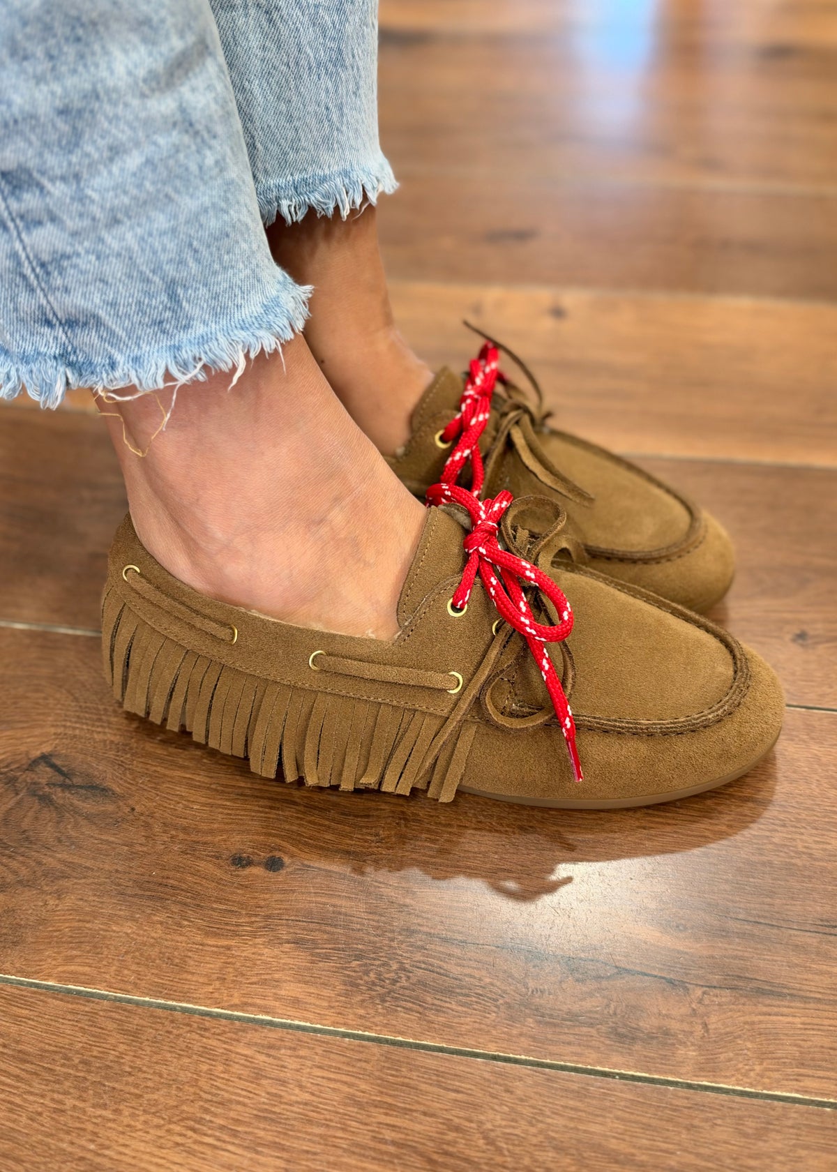 Mocassins JeanLouc fur Camel