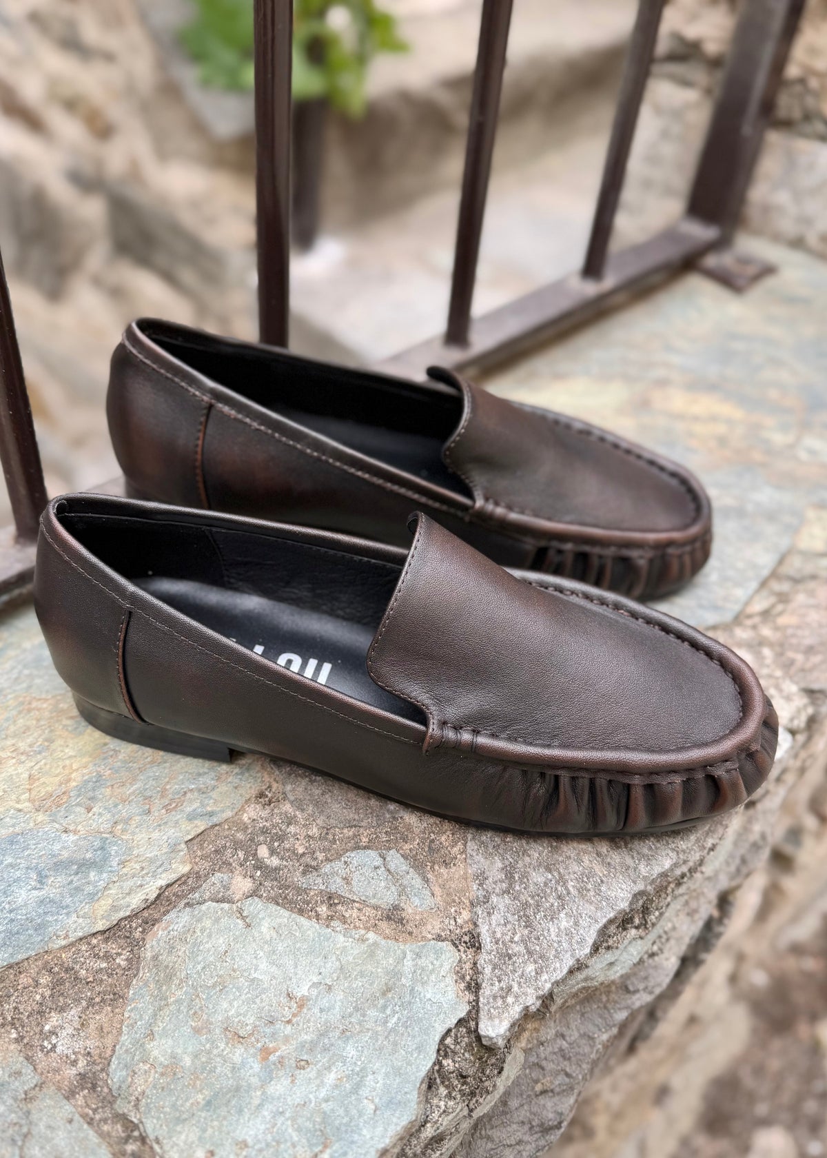 BIBI LOU LYSA CUIR VINTAGE MARRON